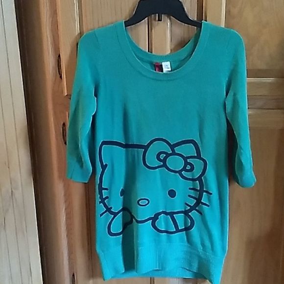 Hello Kitty Sz 4 Long Sweater - Picture 1 of 5